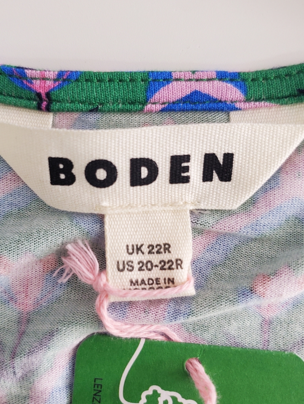 Boden Geometric Amelie Tulip Print Midi Dress Size 20R NWT - Picture 11 of 16